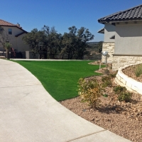Installing Artificial Grass Riverbank, California Landscape Ideas, Front Yard