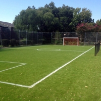 Installing Artificial Grass Riverdale Park, California Bocce Ball Court, Commercial Landscape