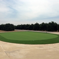 Synthetic Grass Westley, California Home Putting Green, Front Yard Design