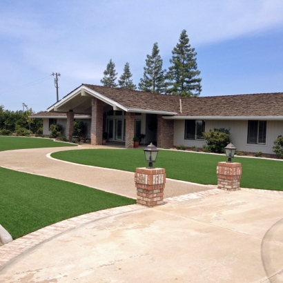 Artificial Grass Carpet Denair, California Lawn And Landscape, Front Yard Design