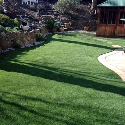 Installing Artificial Grass Riverbank, California Lawns, Backyard Landscape Ideas