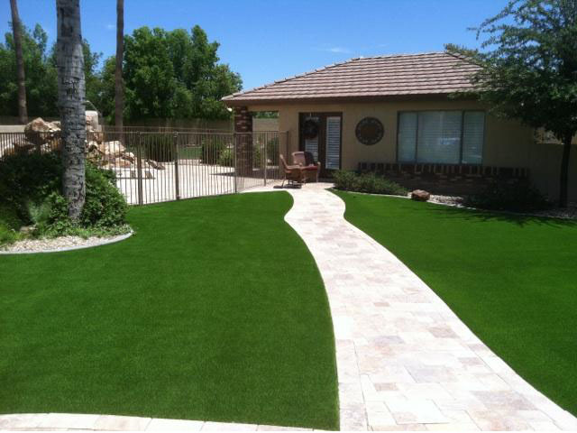 Artificial Grass Installation Waterford, California Landscape Rock, Small Front Yard Landscaping