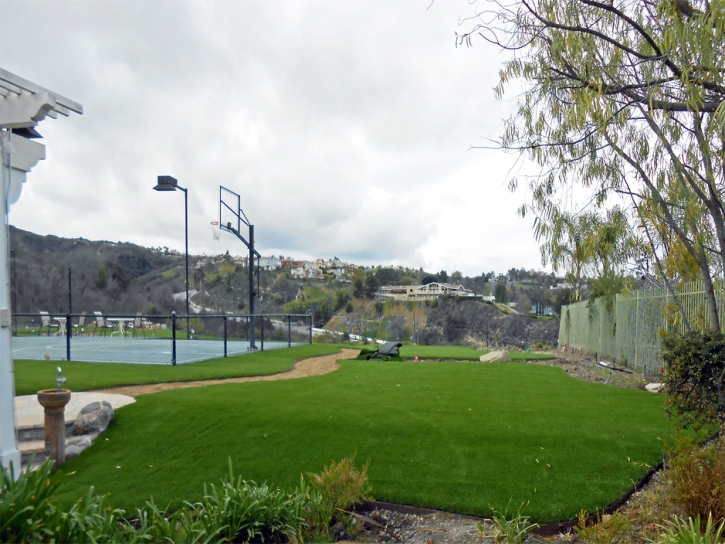 Fake Grass Waterford, California Softball, Commercial Landscape