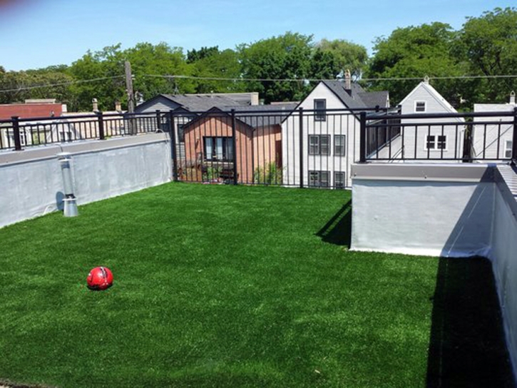 Faux Grass Shackelford, California Backyard Deck Ideas, Roof Top