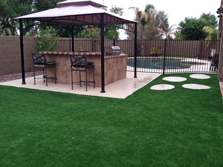 Grass Installation West Modesto, California Landscape Photos, Above Ground Swimming Pool
