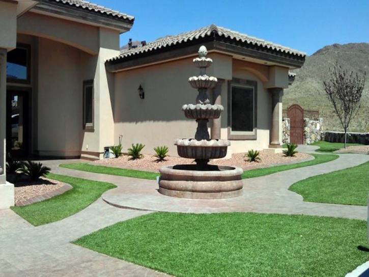 Grass Turf Ceres, California Landscape Rock, Front Yard Landscaping