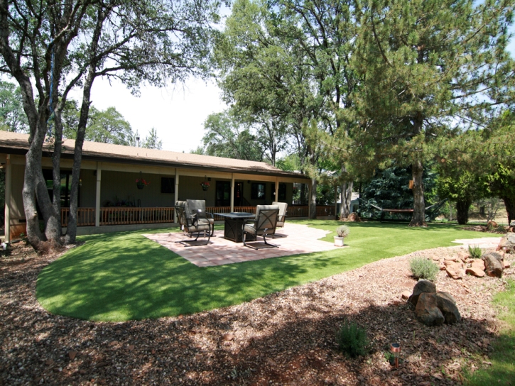 Green Lawn Hickman, California Landscape Design, Backyard Design