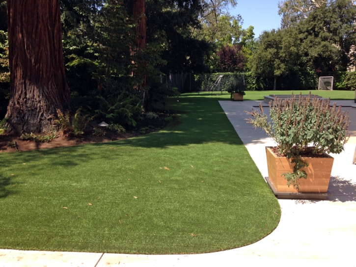How To Install Artificial Grass Riverbank, California Landscape Design, Front Yard Landscaping