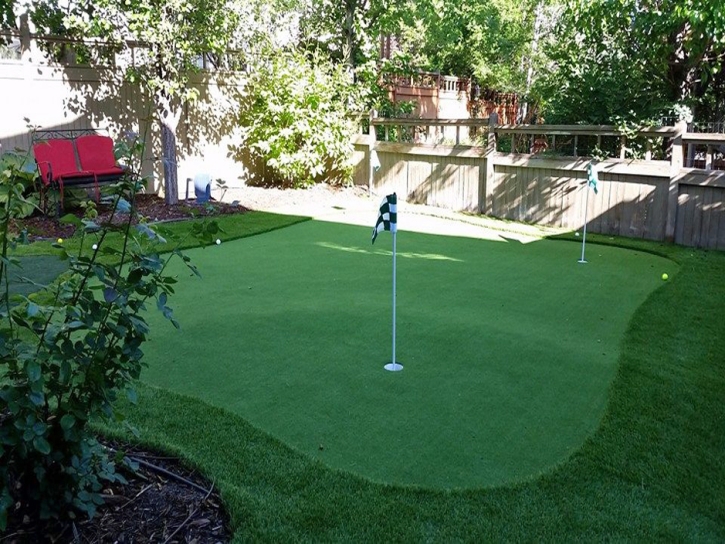 Installing Artificial Grass Newman, California Putting Green Carpet, Backyard Landscaping Ideas