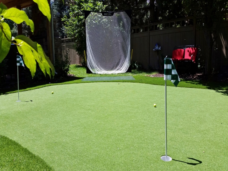 Synthetic Lawn Crows Landing, California Office Putting Green, Backyard Makeover